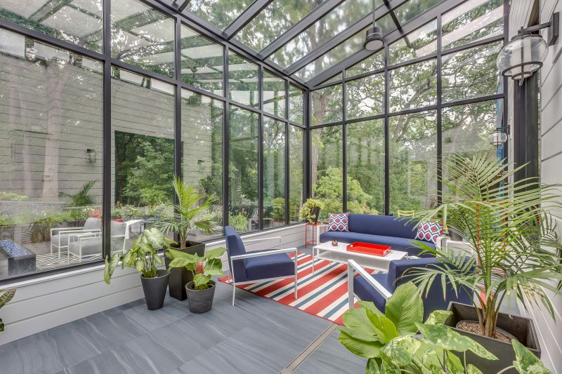 Bright Sunroom Design
